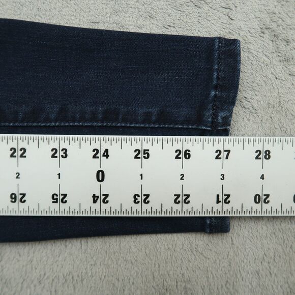 Banana Republic Jeans Womens Size 27 Blue Low-Rise Skinny Denim Pants 27" Inseam - Picture 4 of 16